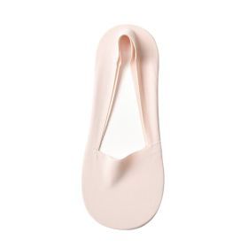 Women's Fashion Silicone Non-slip Shallow Boat Socks (Option: Pink-One size)