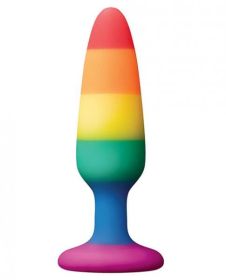 Colours Pride Edition Pleasure Plug Small Rainbow (SKU: TCN-NSN-0408-52)